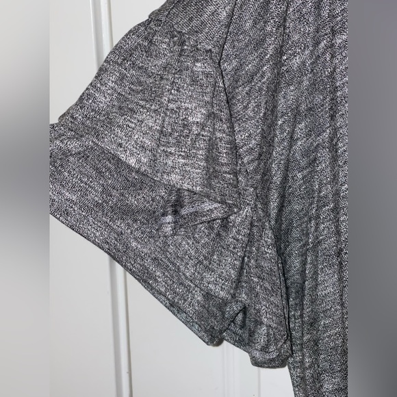Plus size gray metallic silver top - Picture 5 of 5